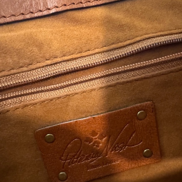 Patricia Nash Rosa Brown Studded Leather
Crossbody Shoulder Bag - Picture 5 of 9